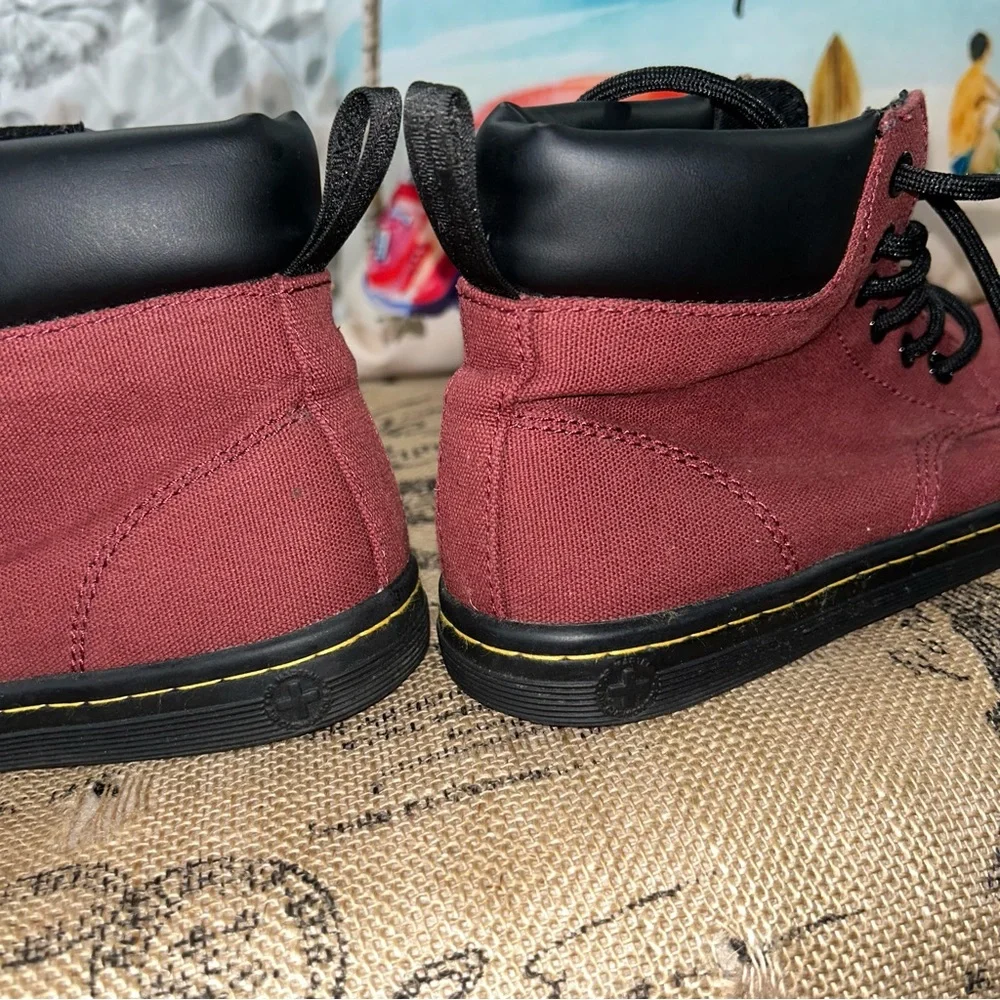 Dr. Martens Burgundy Sneakers - Picture 9 of 12